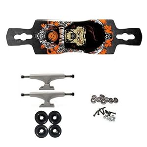 Original Freeride 38 Rocker Concave Drop-thru Longboard Deck Complete 38