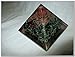 Jet Orgone Pyramid Green Aventurine Crystal Power Generator Cooper Coil for Vastu Balancing Healing Growth Meditation Approx 2.5-3 inch Long