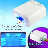 36w Automatic Gel Uv Light Nail Dryer for both professional and personal finger nail + toe nail care uses