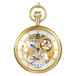 Open Face Mechanical Pocket Watch From Charles Hubert Paris