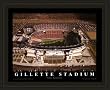 New England Patriots Framed Gillette Stadium New England Patriots Aerial Print NFL Football