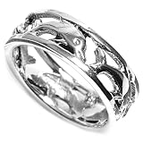 Sterling Silver Ring - Dolphin - Size: 6-10