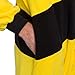 Silver Lilly Unisex Adult Pajamas - Plush One Piece Cosplay Bee Animal Costume