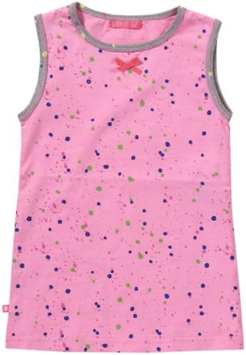 LEBIG Girls' Dot Print Singlet (Toddler/Kids)- Fluor Pink - 2