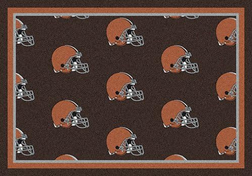 Milliken NFL Team Repeat Cleveland Browns 7'8" x 10'9" Rectangle Rug