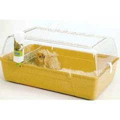 Ein ger�umiger K�fig f�r Meerschweinchen und Zwergkaninchen.