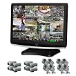 Clover Electronics LCD221616 22-Inch Wide Screen 16-Channel All-In-One Security System with 16 Cameras - Large (Black)