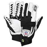 Reebok Velocity Padded Receiver Glove - Men's ( sz. L, Black/White )
