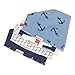 Rshida-Bright Baby Bandana Drool Bibs for Boys - Absorbent Cotton with Adjustable Snaps -4 Pack Gift Set with Bag