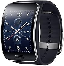Samsung Gear S SM-R750 (S/K) Curved Super AMOLED Smart Watch (Black) - International Version No Warranty