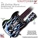 Metal Flames Blue Skin by WraptorSkinz TM fits All Sony PS2 Guitar Hero SG Guitar Controllers (GUITAR NOT INCLUDED)