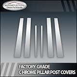 2010-2012 GMC Terrain 6Pc Chrome Pillar Post Covers