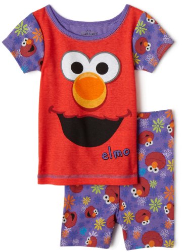 Sesame Street Pajama Set, 2 Piece, Purple
