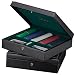 Luxury Poker Set, 200 8.8 grams Chips, Cards & Dice, Black Leather Case