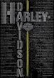 Licensed Harley Davidson Pavement Slogans Flag 30" X 43"