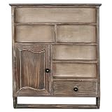 Zoom Produkt-Bild: LANDHAUS K&Uuml;CHENREGAL BADREGAL REGAL ALTES HOLZ 62x50CM