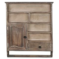 LANDHAUS K�CHENREGAL BADREGAL REGAL ALTES HOLZ 62x50CM