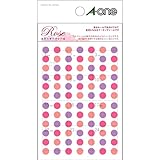 エーワン 手帳用シール Rose カラーマークシール 05175 エーワン 手帳用シール Rose カラーマークシール 05175