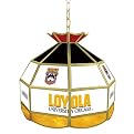 Loyola University Glass Tiffany Hanging Lamp