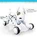 NATAMO Cuddly Interactive Remote Control Electronic Robot Pet Dog Puppy - Go Forward/Backward, Turn Left/Right, Sing, Dance, Crawl, Show, Study, Coquetry