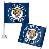 FLORIDA PANTHERS OFFICIAL LOGO CAR WINDOW FLAG
