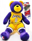 Los Angeles Lakers Player Uniform Kobe Bryant Nba Official Plush Teddy Bear