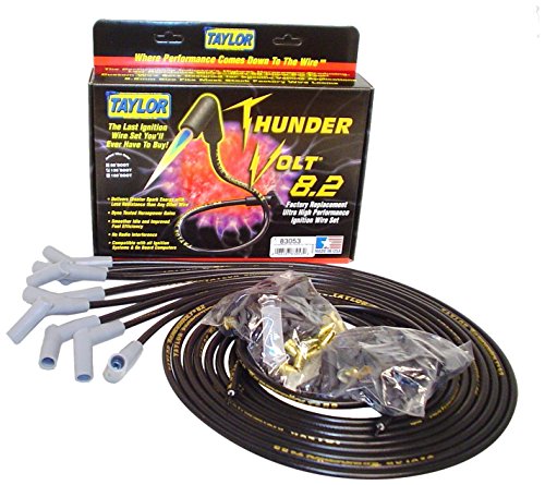 Taylor Cable83053 ThunderVolt 8.2 Spark Plug Wire Set, Black