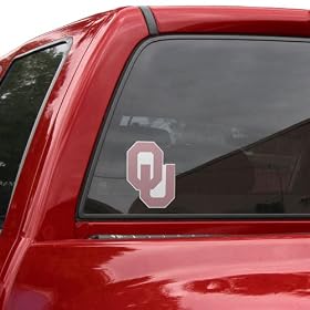 Oklahoma Sooners Perforated Window Decal