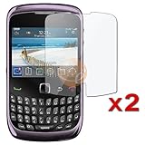 2-Pack Reusable Screen Protector for Blackberry Curve 3G / 9300