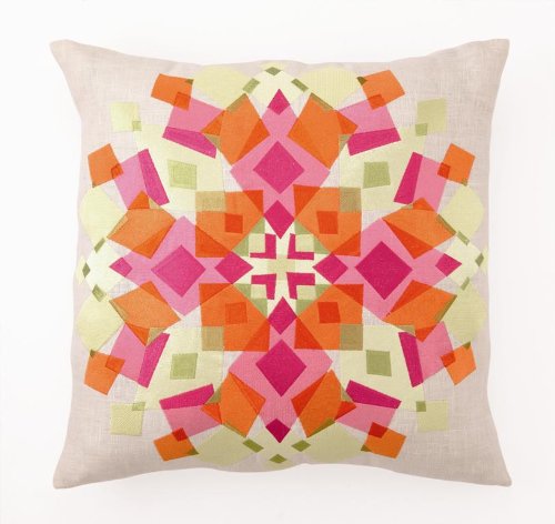 Trina Turk Down-Filled Pillow, Kaleidoscope, 