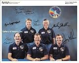 ATLANTIS SPACE SHUTTLE - PHOTOGRAPH SIGNED - DOCUMENT 137785
