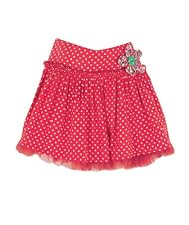 Red Spot Print Skirt