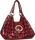 Patent Oversized ''Baxter'' Hobo - Red or Purple