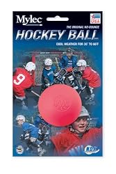 Mylec Cool Weather No Bounce Hockey Balls, Pink (Pack of 6)