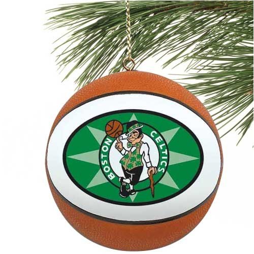 Boston Celtics Mini-Replica Basketball Ornament