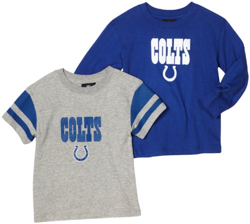NFL Unisex Infant/Toddler Indianapolis Colts Option Tee Combo Pack - R14Nc827 (Multi, 3T)