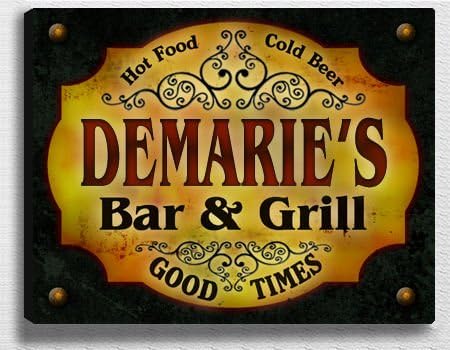 Demarie Bar & Grill Stretched Canvas Print