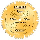 Ridgid R1050C 21058 10 inch by 50T Combination Saw Blade