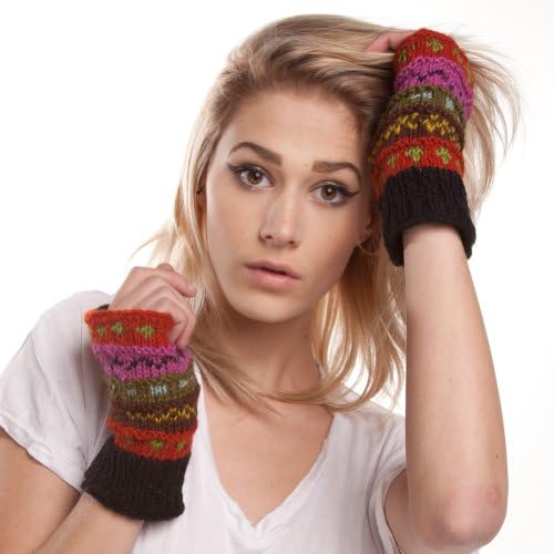 Silly Yogi Multi knit handwarmer