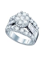4.00CT-DIA FLOWER RING