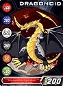 Bakugan Battle Brawlers Single LOOSE Character Card - DRAGONOID