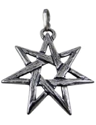 Sterling Silver 7 Pointed Faerie Star Pendant Fairy