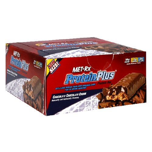 Met-Rx Protein Plus Protein Bar, Chocolate Chocolate Chunk, 9 Bars, 1.76 Ounces (Pack of... by MetRX