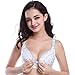 KUCI® Nursing Maternity Bra 100% Cotton Wireless Front Opening Button Comfort Bra