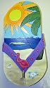 Flip Flops Beach Bathroom Bedroom Wall Mount Cabinet