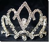 Bridal Wedding Tiara Comb With Center Arch 35204