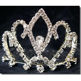 Bridal Wedding Tiara Comb With Center Arch 35204