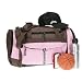 Sporttasche @VENTURE Fitness Tasche Sport Tasche PINK / BRAUN