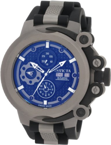 Invicta Men's 0959 Force Automatic Chronograph Titanium Black Rubber Watch