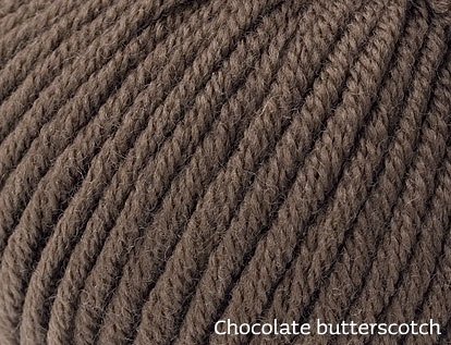 Childrens Toyshop  Toys : Kokobino - Knit Your Own - Pure Extra Fine Merino Yarn, 4 Ply 6 Pack of 25g in Chocolate Butterscotch EFM00146